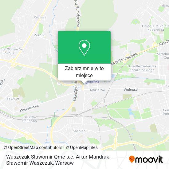 Mapa Waszczuk Sławomir Qmc s.c. Artur Mandrak Sławomir Waszczuk