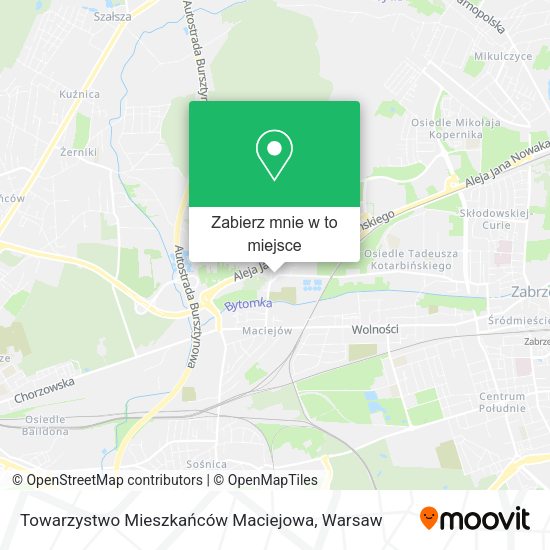 Mapa Towarzystwo Mieszkańców Maciejowa