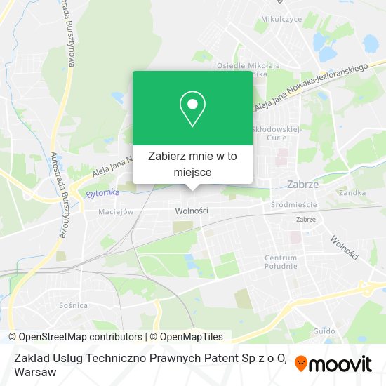 Mapa Zaklad Uslug Techniczno Prawnych Patent Sp z o O