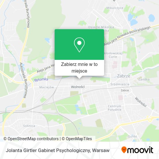 Mapa Jolanta Girtler Gabinet Psychologiczny