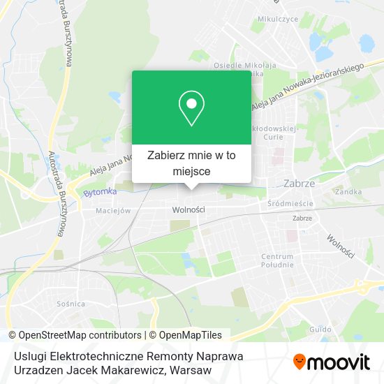 Mapa Uslugi Elektrotechniczne Remonty Naprawa Urzadzen Jacek Makarewicz