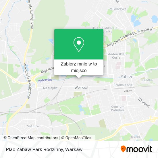 Mapa Plac Zabaw Park Rodzinny