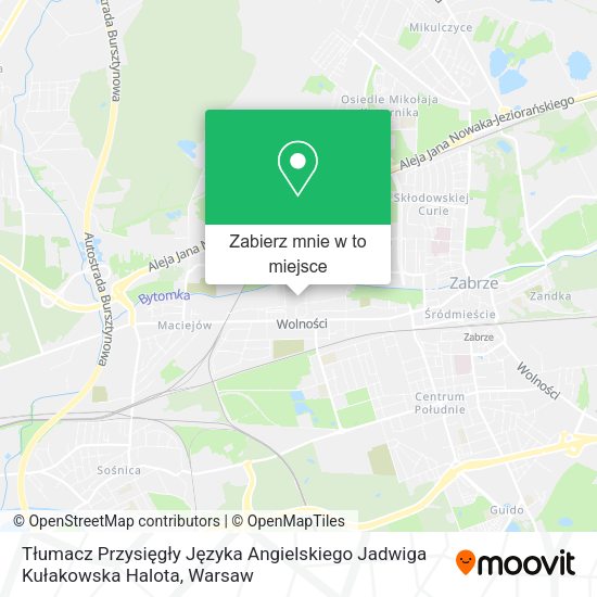 Mapa Tłumacz Przysięgły Języka Angielskiego Jadwiga Kułakowska Halota