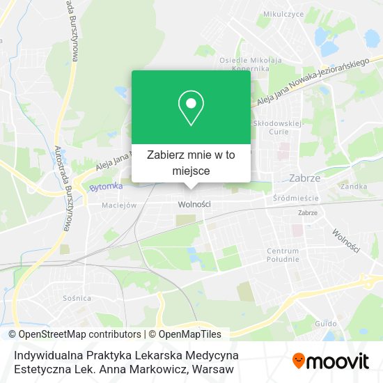 Mapa Indywidualna Praktyka Lekarska Medycyna Estetyczna Lek. Anna Markowicz