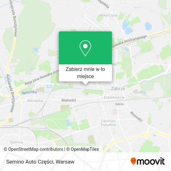 Mapa Semino Auto Części