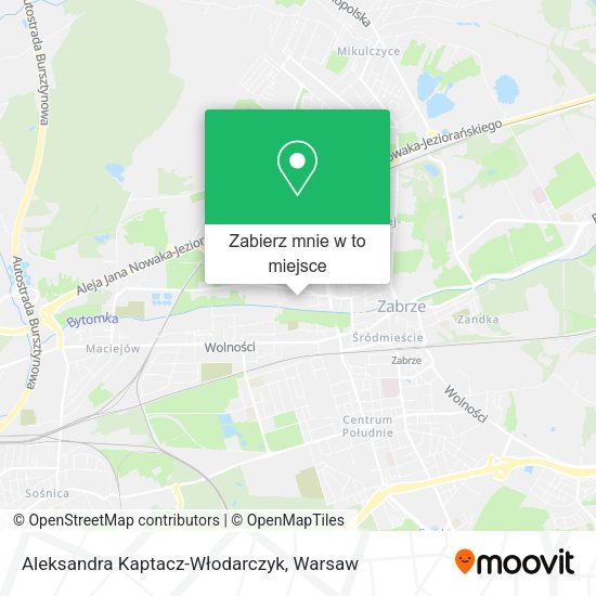 Mapa Aleksandra Kaptacz-Włodarczyk