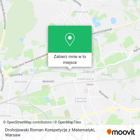 Mapa Drohojowski Roman Korepetycje z Matematyki