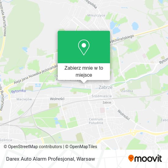 Mapa Darex Auto Alarm Profesjonal