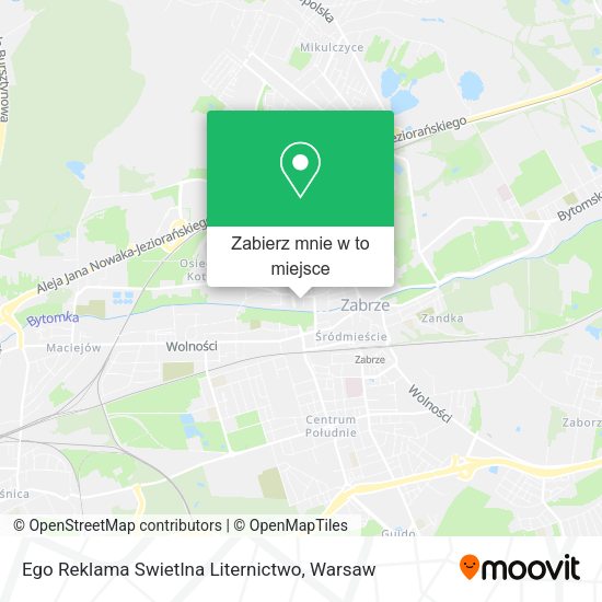 Mapa Ego Reklama Swietlna Liternictwo