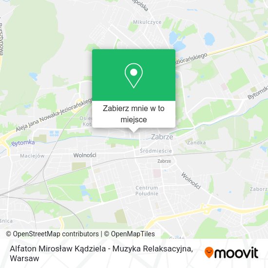 Mapa Alfaton Mirosław Kądziela - Muzyka Relaksacyjna