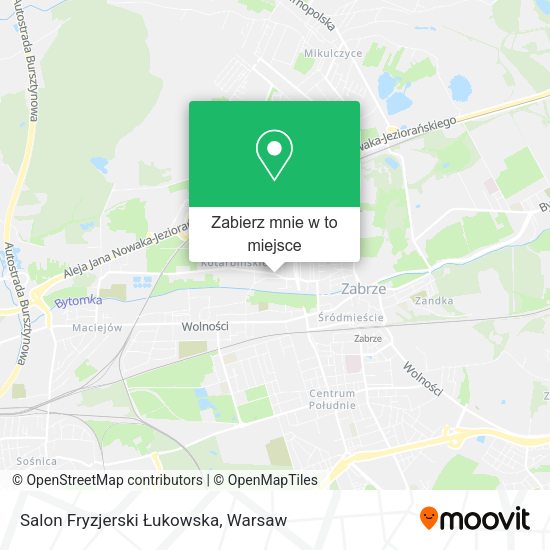 Mapa Salon Fryzjerski Łukowska