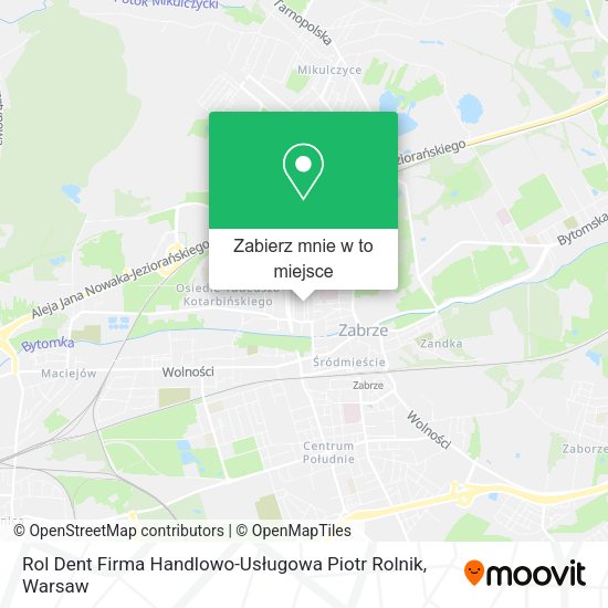 Mapa Rol Dent Firma Handlowo-Usługowa Piotr Rolnik