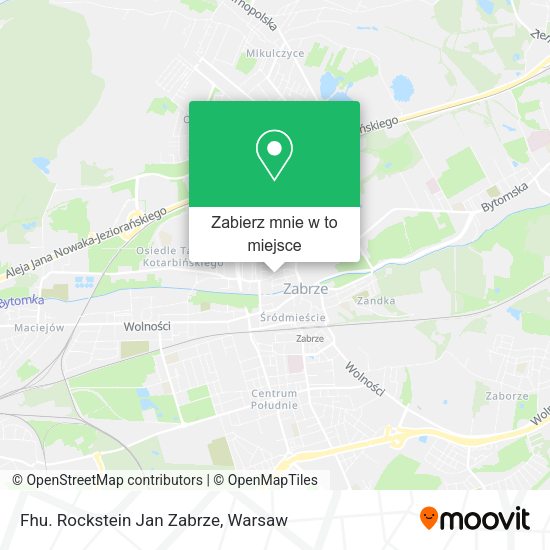 Mapa Fhu. Rockstein Jan Zabrze