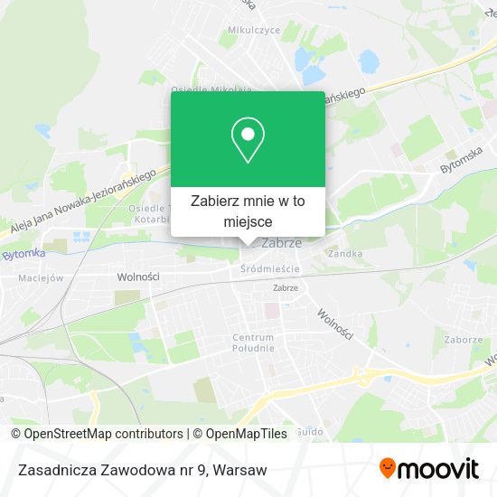 Mapa Zasadnicza Zawodowa nr 9