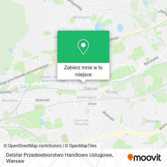 Mapa Delstar Przedsiebiorstwo Handlowo Uslugowe