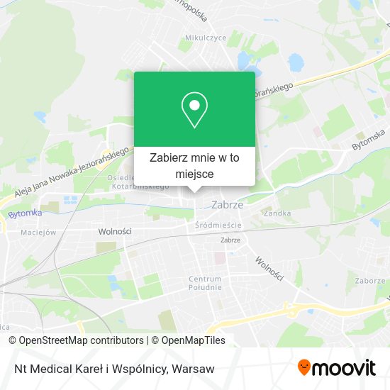 Mapa Nt Medical Kareł i Wspólnicy