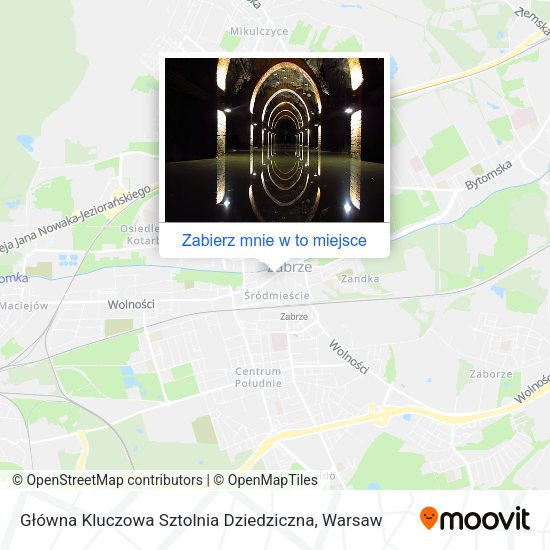 Mapa Główna Kluczowa Sztolnia Dziedziczna