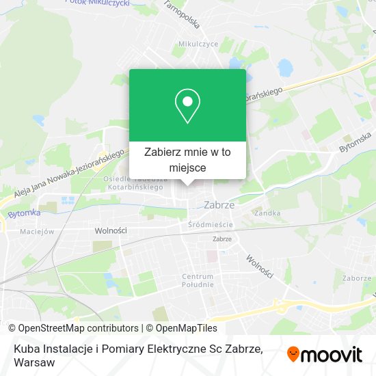 Mapa Kuba Instalacje i Pomiary Elektryczne Sc Zabrze