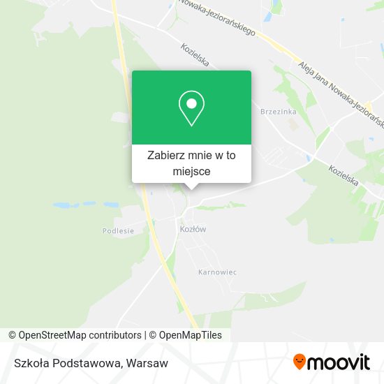 Mapa Szkoła Podstawowa