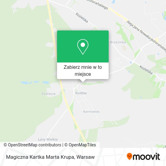 Mapa Magiczna Kartka Marta Krupa