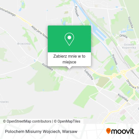 Mapa Polochem Misiurny Wojciech