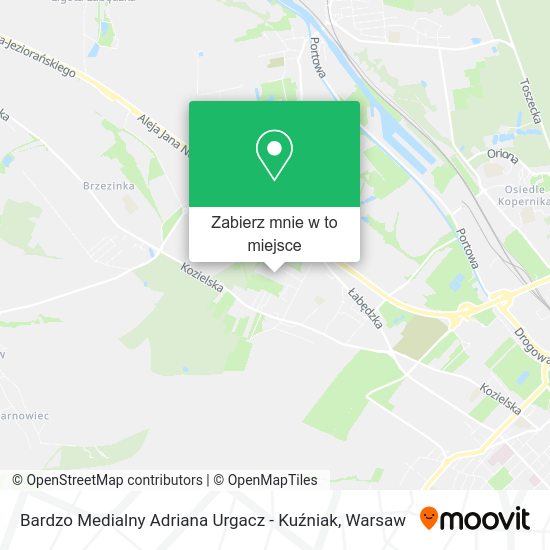 Mapa Bardzo Medialny Adriana Urgacz - Kuźniak