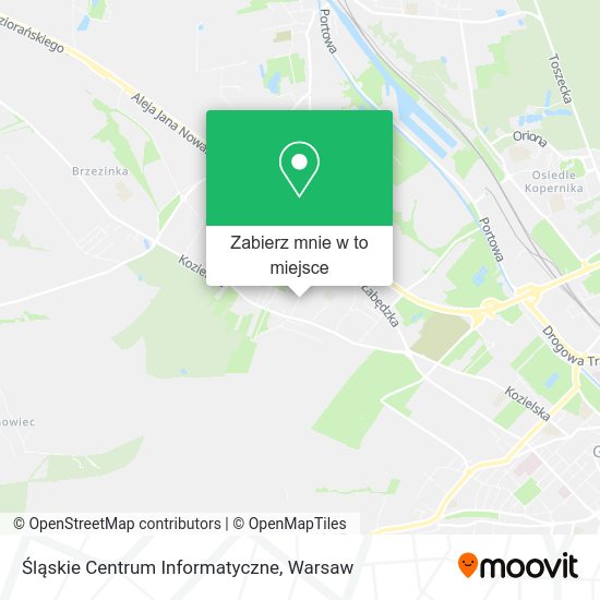 Mapa Śląskie Centrum Informatyczne