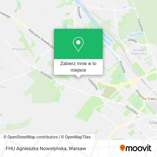 Mapa FHU Agnieszka Nowotyńska