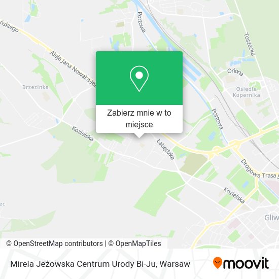 Mapa Mirela Jeżowska Centrum Urody Bi-Ju