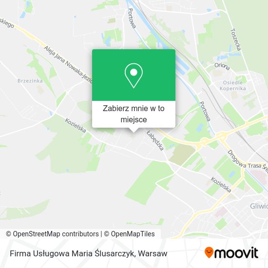 Mapa Firma Usługowa Maria Ślusarczyk