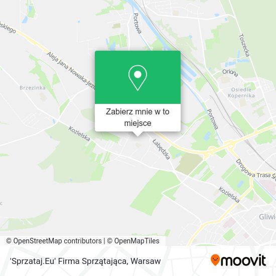 Mapa 'Sprzataj.Eu' Firma Sprzątająca