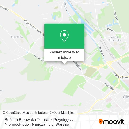 Mapa Bożena Buławska Tłumacz Przysięgły J Niemieckiego i Nauczanie J