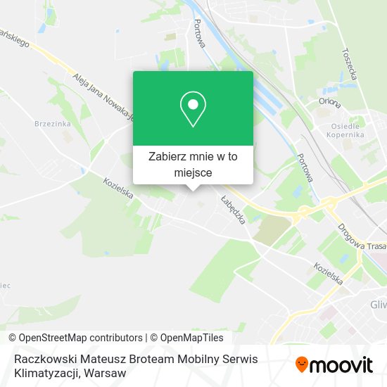 Mapa Raczkowski Mateusz Broteam Mobilny Serwis Klimatyzacji