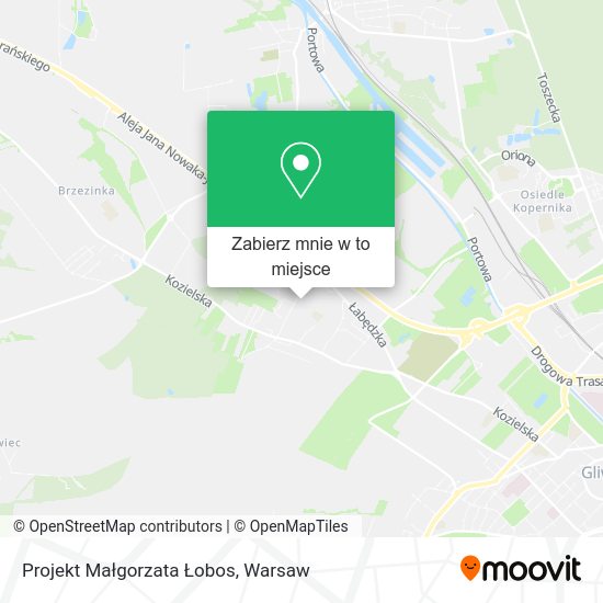 Mapa Projekt Małgorzata Łobos