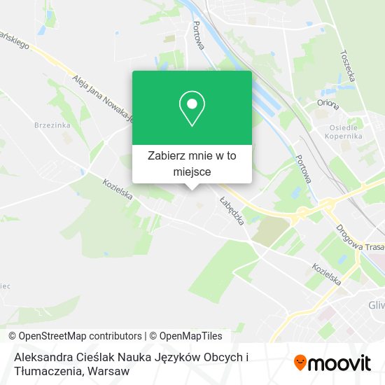 Mapa Aleksandra Cieślak Nauka Języków Obcych i Tłumaczenia