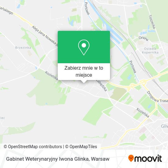 Mapa Gabinet Weterynaryjny Iwona Glinka