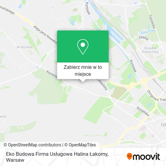 Mapa Eko Budowa Firma Usługowa Halina Łakomy