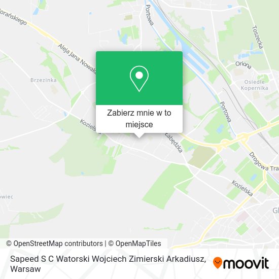 Mapa Sapeed S C Watorski Wojciech Zimierski Arkadiusz