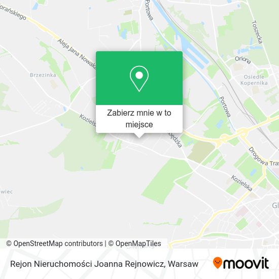 Mapa Rejon Nieruchomości Joanna Rejnowicz