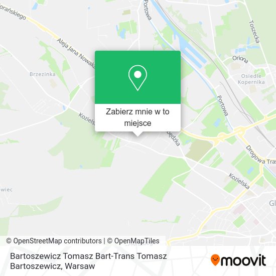 Mapa Bartoszewicz Tomasz Bart-Trans Tomasz Bartoszewicz