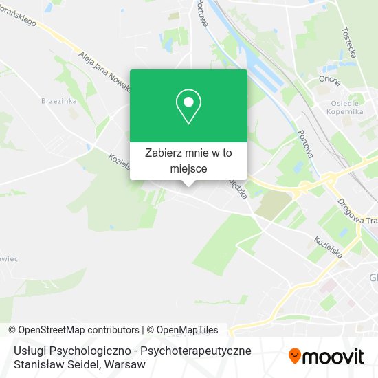 Mapa Usługi Psychologiczno - Psychoterapeutyczne Stanisław Seidel