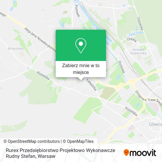 Mapa Rurex Przedsiębiorstwo Projektowo Wykonawcze Rudny Stefan