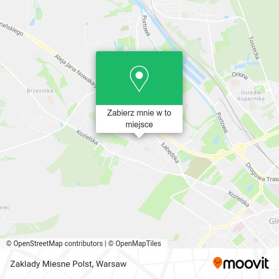 Mapa Zaklady Miesne Polst