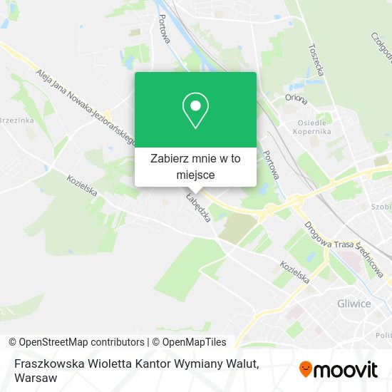 Mapa Fraszkowska Wioletta Kantor Wymiany Walut