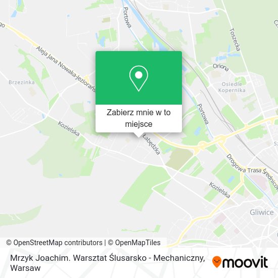 Mapa Mrzyk Joachim. Warsztat Ślusarsko - Mechaniczny