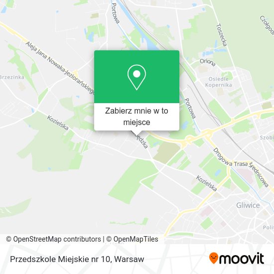 Mapa Przedszkole Miejskie nr 10