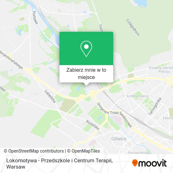 Mapa Lokomotywa - Przedszkole i Centrum Terapii