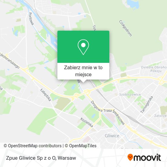 Mapa Zpue Gliwice Sp z o O