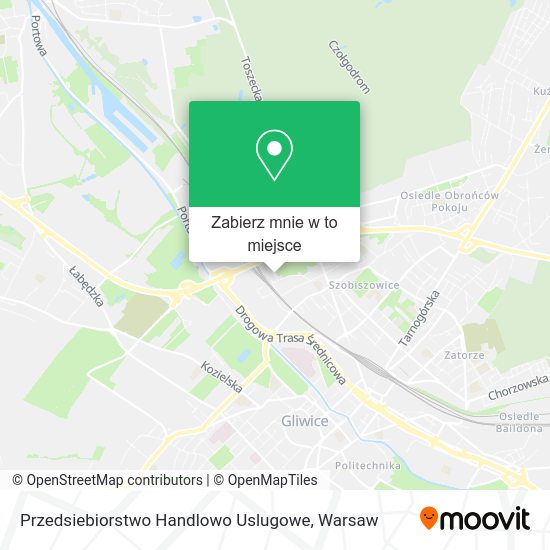 Mapa Przedsiebiorstwo Handlowo Uslugowe