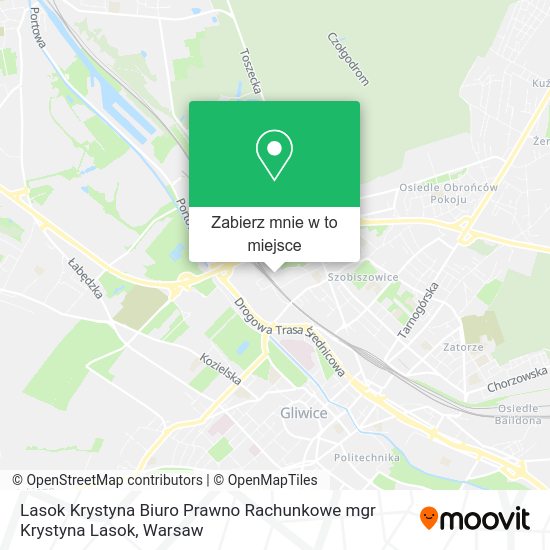 Mapa Lasok Krystyna Biuro Prawno Rachunkowe mgr Krystyna Lasok